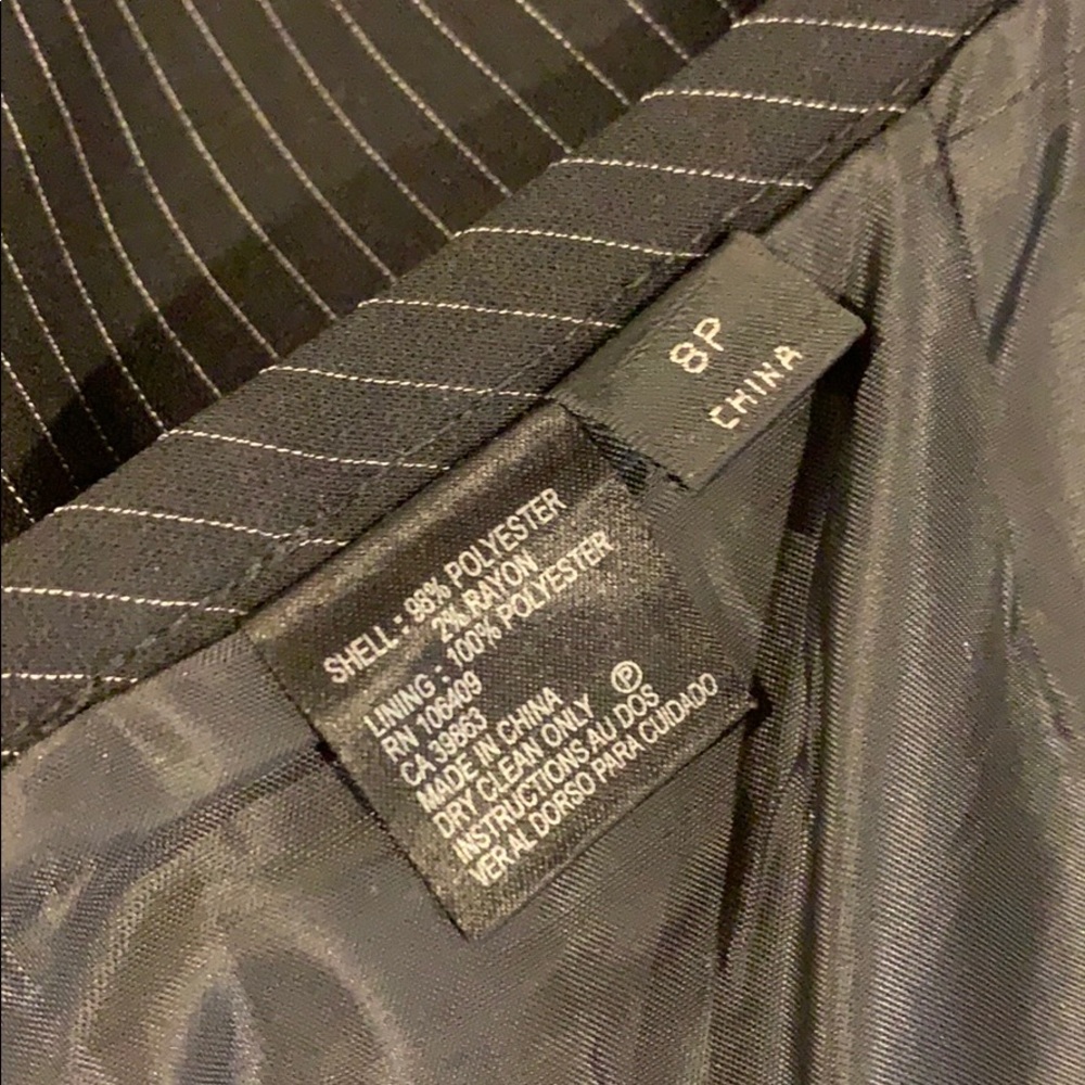 Tahari Jacket/Blazer & Skirt Suit Black EUC 8P - Picture 12 of 15